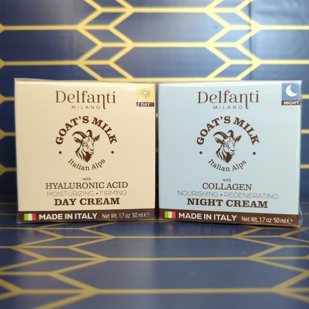 Delfanti Milano Goat's Milk Night & Day Cream Combo
